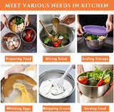 Load image into Gallery viewer, (Set of 6) Stainless Steel Mixing Bowls Non-Slip