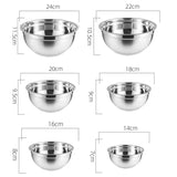 Load image into Gallery viewer, (Set of 6) Stainless Steel Mixing Bowls Non-Slip